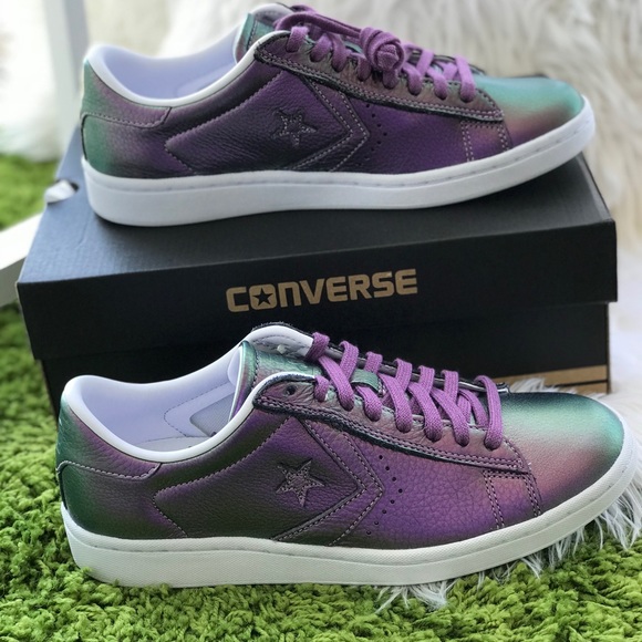 NWT Converse Pro Leather LP OX Violet Fantasy W - Picture 5 of 8